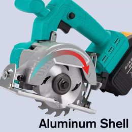 18V Battery 1500W Electric Circular Saw Handle Power Tools Dust Passage Multifunction Cutting Machine