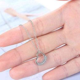 Luxus Herz Anhänger Choker Halskette Kette Halsketten Für Frauen Hochzeit Schmuck Geschenke T6p6 G1206