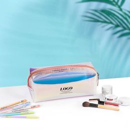 Laser Makeup Bags Cosmetic Storage Bag Zipper Hologram Make Up Large Capacity Storages Waterproof Wash Packing