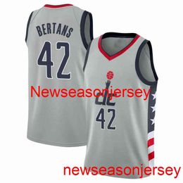 Custom Davis Bertans #42 2021 Swingman Jersey Stitched Mens Women Youth XS-6XL Basketball Jerseys