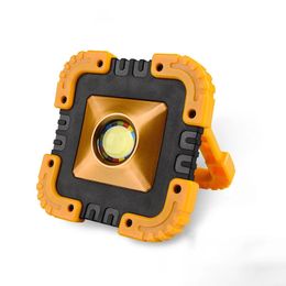 IPRee® 20W LED COB Solar Work Light Waterproof USB Rechargeable Floodlight Spotlight Outdoor Camping Emergency Lantern - Gold
