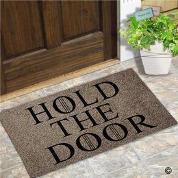 Entrance Doormat - Funny and Creative Doormat - Hold The Door Mat for Indoor Outdoor Use Top 210727