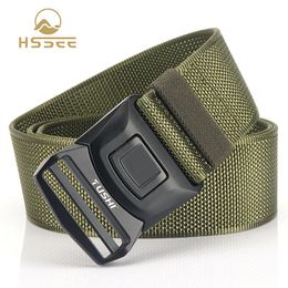 Waist Support 2021 5cm Tactical Belt For Men Anti-Rust Alloy Quick Release Buckle Military Army Strong Nylon Outdoor Work Hunting