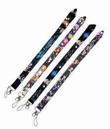 Fashion Japanese Anime Manga Sword Art Online Cell Phone Straps Lanyard For Keys ID Credit Bank Card Cover Badge Holder Keychain Blackpack Accessories