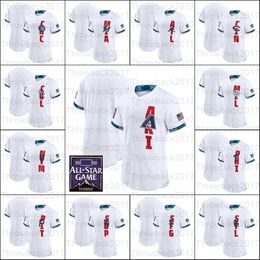 Custom 2021 All Star Game White Flexbase Baseball Jersey Double Stitched Embroidery Men Women Youth Jerseys