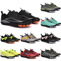 2021 Four Seasons Five Fingers Sports shoes Mountaineering Net Extreme Simple Running, Cycling, Hiking, green pink black Rock Climbing 35-45 fifty eight