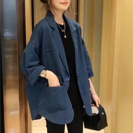 Women's Suits & Blazers Cotton Casual Small Suit Coat Spring And Autumn 2021 European Fashion Foreign Style Net Red