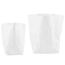 Planters & Pots Plant Grow Pouch Durable Washable White Container Practical Soft For Outdoor Park Gardens Balconies Home