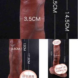Nxy Sex Products Dildos Realistic Penis Dildo Silicons Big Masturbation Tool Fake Dick for Woman Strap Female 1227