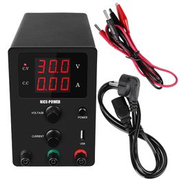 New USB DC Laboratory 60V 5A Regulated Lab Power Supply Adjustable 30V 10A Voltage Regulator Stabiliser Switching Bench Source Energy Metres