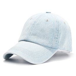 Unisex Summer Baseball Caps Soft Top Cowboy Hats Casual Sun Hat and Curved Eaves