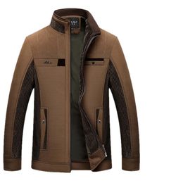 Coat Men thin Section Spring fashion Slim Jackets Casual Coats Man Autumn Locomotive cotton Jacket Male Bomber 4XL 211217