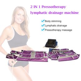 Portable presoterapia pressotherapy massage body shaping slimming machine Far infrared Sauna Lymphatic Drainage Suit