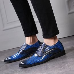 Hot Men Shoes New Arrival Dress Shoes High Quality Business Leather Lace-up Footwear Formal Shoes for Wedding Party
