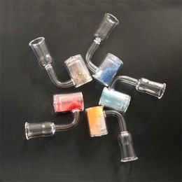25mm XL Quartz Thermochromic Thermal Bucket Banger Nail Colorful Changing Quartz Sand Domeless Nails for Glass Water oil rig bong Pipes