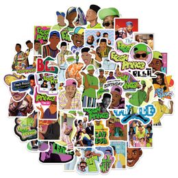 50 PCS Mixed Graffiti skateboard Stickers Fresh prince For Car Laptop Fridge Helmet Pad Bicycle Bike Motorcycle PS4 book Guitar Pvc Decal