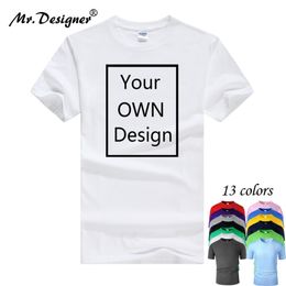 Customizable Cotton icon t shirt for Men and Women - Your Own Design Brand - Short Sleeve Casual Top - FC002 210324