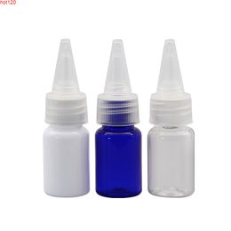 10ml transparent mini empty PET container , cream twist cap bottle ,0.35oz round clear plastic 100pc/lotgood qty