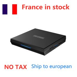 france in stock Mecool KM6 ATV TV box AMLOGIC 2GB 16GB Android 10.0 Network player S905X4 Quad core 2.4G 5GHZ DUAL WIFI