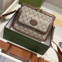 Luxury Designers Crossbody Purses Bags For Women Classical Style Messenger Shoulder Bag M size Check Plaid 21x8x17cm Ladies Sport Handbags Zipper Wallet Brand