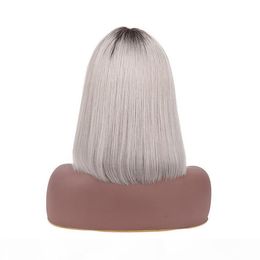 Discount Grey Ombre Short Hair 2021 on Sale at DHgate.com