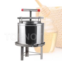 Manual Crank Honey Juicers Stainless Steel Kitchen Beeswax Separator Beekeeping Equipment Bee Machine