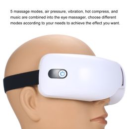 Eye Massager with Heat Vibration Air Pressure for Relieve Eye Strain Dry Eye Headaches Music Improve Sleep Adjustable BandageScouts