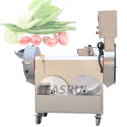220V Double-Head Vegetable Cutting Machine Commercial School Canteen Restaurant Electric Potato Shredder Cutting Mahine
