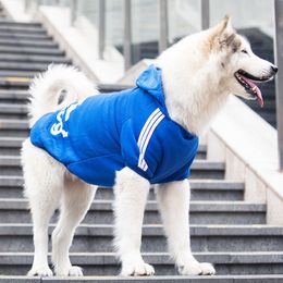 Classic French Large Dog Clothes Winter Shepherd Coat Big Hoodies Ropa Perro Pets Clothing