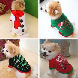 New Christmas Dog Apparel Pets Dogs Clothes For Small Medium Dogs Costume Chihuahua Pet Shirt Warm Clothing Yorkshire