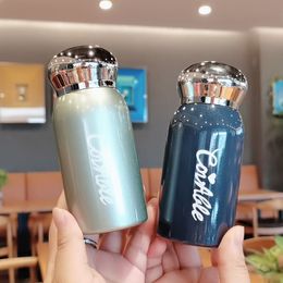 Mini Stainless Steel mug Creative Straight Water cup Men and Women Portable Student bottle Thermos