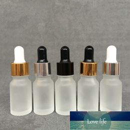 200pcs/lot10ml Frosted Glass roll on foressential oils Bottle Empty Dropper cosmetic bottles Vials