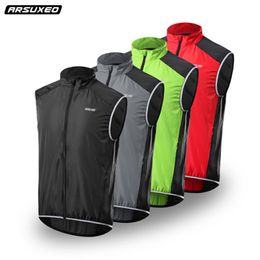 Outdoor Riding Windproof Vest Quick-drying, Breathable, Lightweight, Reflective Windbreaker, Moisture-wicking Cycling Jersey