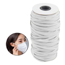 DHL SEND ! 6800 meter/Black and White Nylon elastic bands quality 1/8mm (3mm) elastic belt for garment trousers sewing accessories