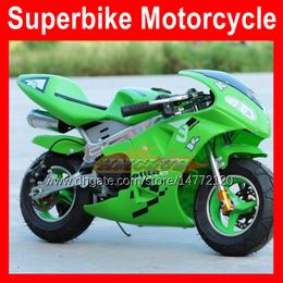 18 Colours Mini motorcycle 49cc 2-stroke gas car adult children Motorbike beach real motobike gasoline competition small motocycle birthday gifts Scooter Autobike