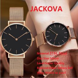 High Quality 316L Stainlss Steel Women Watch 32mm Iced Out Small Designer Watches Quartz Movement Lovers Clock Wristwatch