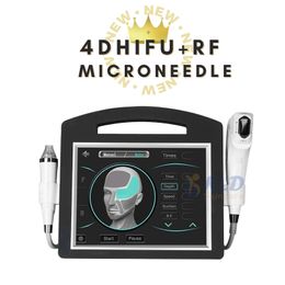 Germany Tax Free 4D hifu ultrasound gold rf fractional radiofrequency microneedling therapy beauty machine 20000 shots 4 microneedles tip