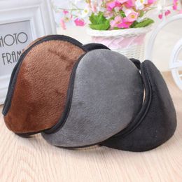 Berets Unisex Man Plush Ear Muffs Earflaps Winter Warm Flannel Fur Earmuffs Warmer Cover Wrap Band Orejeras Mujer