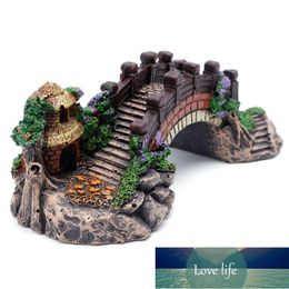 Aquarium Resin Bridge Decoration Fish Tank Pavilion Tree Bridge Landscape Ornaments Decor Factory price expert design Quality Latest Style Original Status