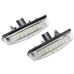 Emergency Lights 2Pcs/set License Plate Light Lamp Housing Parking Car Modification Replacement Part For IS200 IS300 LS430