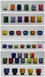 810 510 528 Drip Tips Bullet resin Mimi Trumpet Short wide bore tip Mouthpiece For TFV8 Big Baby TFV12