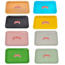 Backwoods Rolling Tray Plastic Smoking Accessories 18x12cm Mini Size Small Hand Roller Roll Trays Case 8 Colours DHL Fedex Free