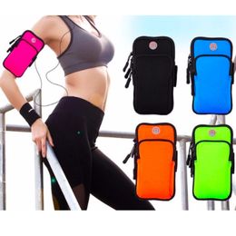 Phone Cases Universal Bag For iPhone 12 11 Samsung S21 6.35 inches Sports Pouch Armbands