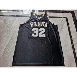 37403740rare Basketball Jersey Men Youth women Vintage HANNA 32 Chadwick Boseman High School College Size S-5XL custom any name or number