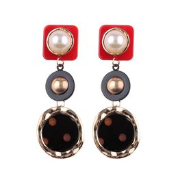 14 Colour Shelf High Quality Big Brand Fashion Luxury Pearl Trendy Women's Stud Earrings Accessories Jewellery