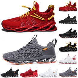 High quality Non-Brand men women running shoes Blade slip on black white all red gray Terracotta Warriors mens gym trainers outdoor sports sneakers size 39-46