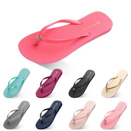 Newest Excellent Slippers women shoes Flip Flops triple white black green yellow orange pink red womens summer home outdoor Beach slide sneaker
