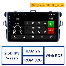 2GB RAM Android 10.0 Car DVD GPS Navigation Radio Stereo Player For 2006-2012 Toyota Corolla Head unit