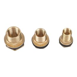 Watering Equipments Garden 1/2" 3/4" 1" Male Thread To 3/8" Female Brass Tank Pipe Adapters Water Gas Connector Adapter Jointer