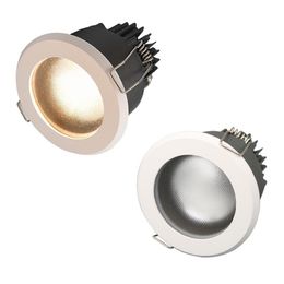 Downlights Embedded LED Anti-Fog Waterproof Ip65 Cob Ceiling 12W AC85-265V Warm White Bathroom Kitchen El Shower Room Downlight